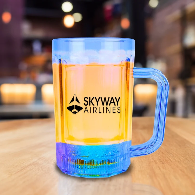 14 oz Light Up LED Glow Beer Mug 1