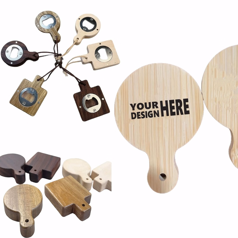 Natural Wood Magnetic Bottle Opener