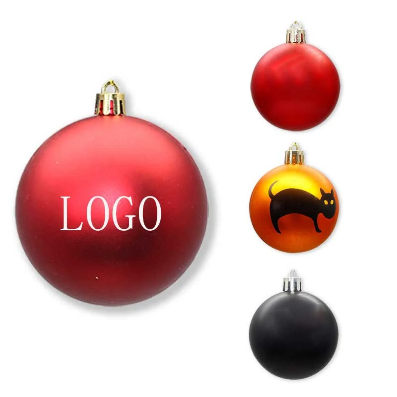 Christmas Tree Ornaments Balls for Holiday Wedding Party Decoration, promotional household item with logo imprint 1