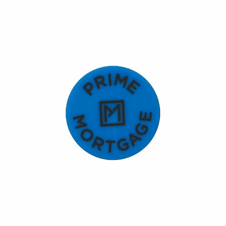 Dime Sized Colored Golf Ball Marker w/1 Color Imprint (11/16")