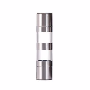 Manual Two Heads Salt Mill And Pepper Grinder With Adjustable Grind Level