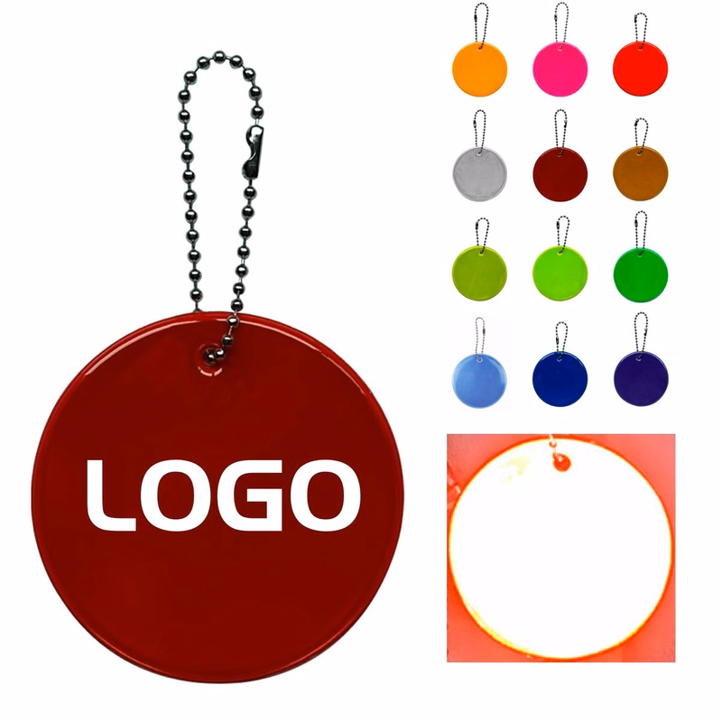 2.5" High-Intensity Reflective Safety Keychain for Bags