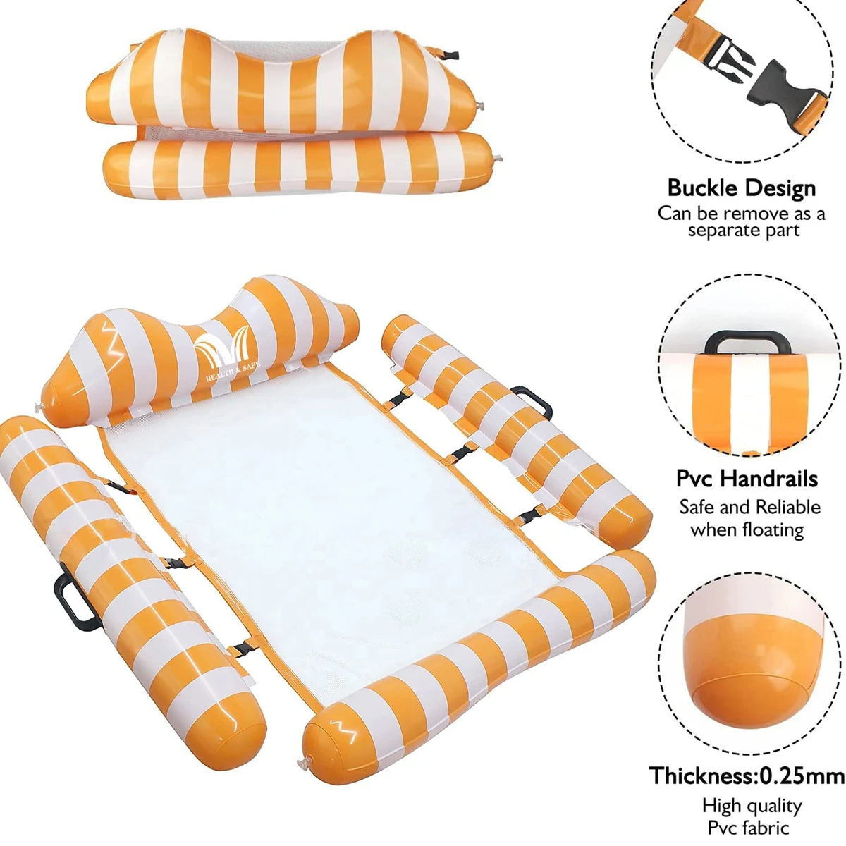 Inflatable Swimming Pool Float Hammock 1