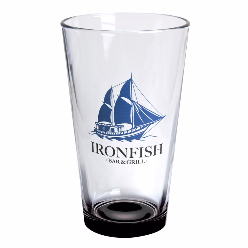 16 oz. Imported Pint Glass (2 Color Imprint)