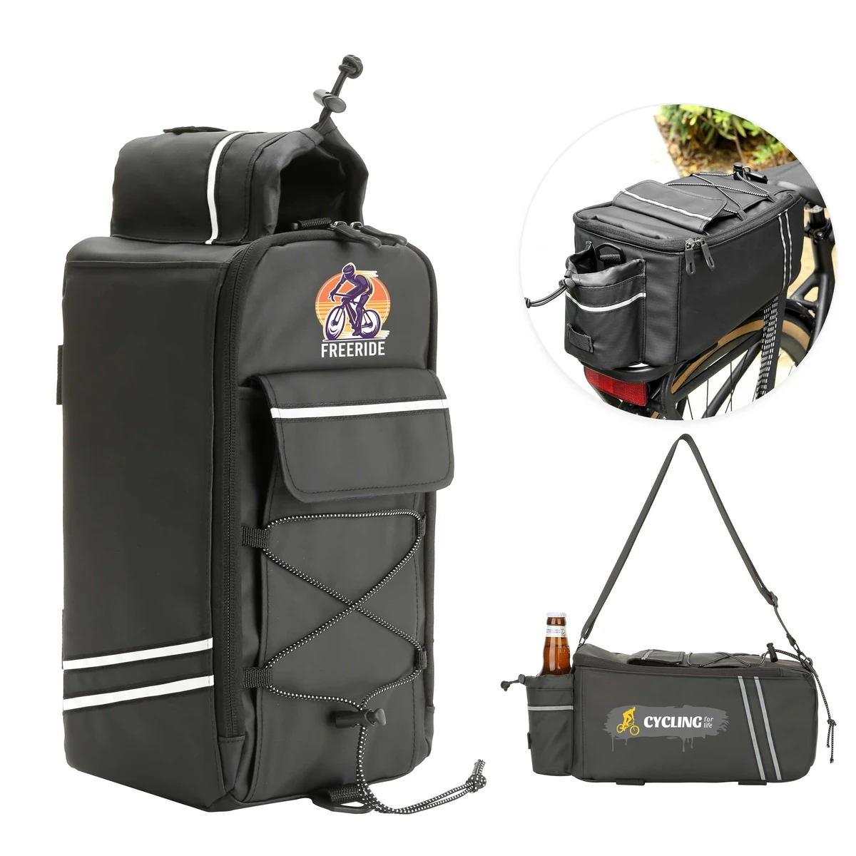 Bike Rear Rack Cooler Bag 1