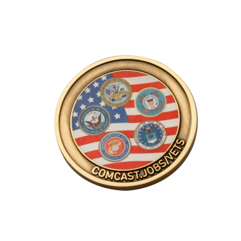 1.5" Zinc Challenge Coins 1