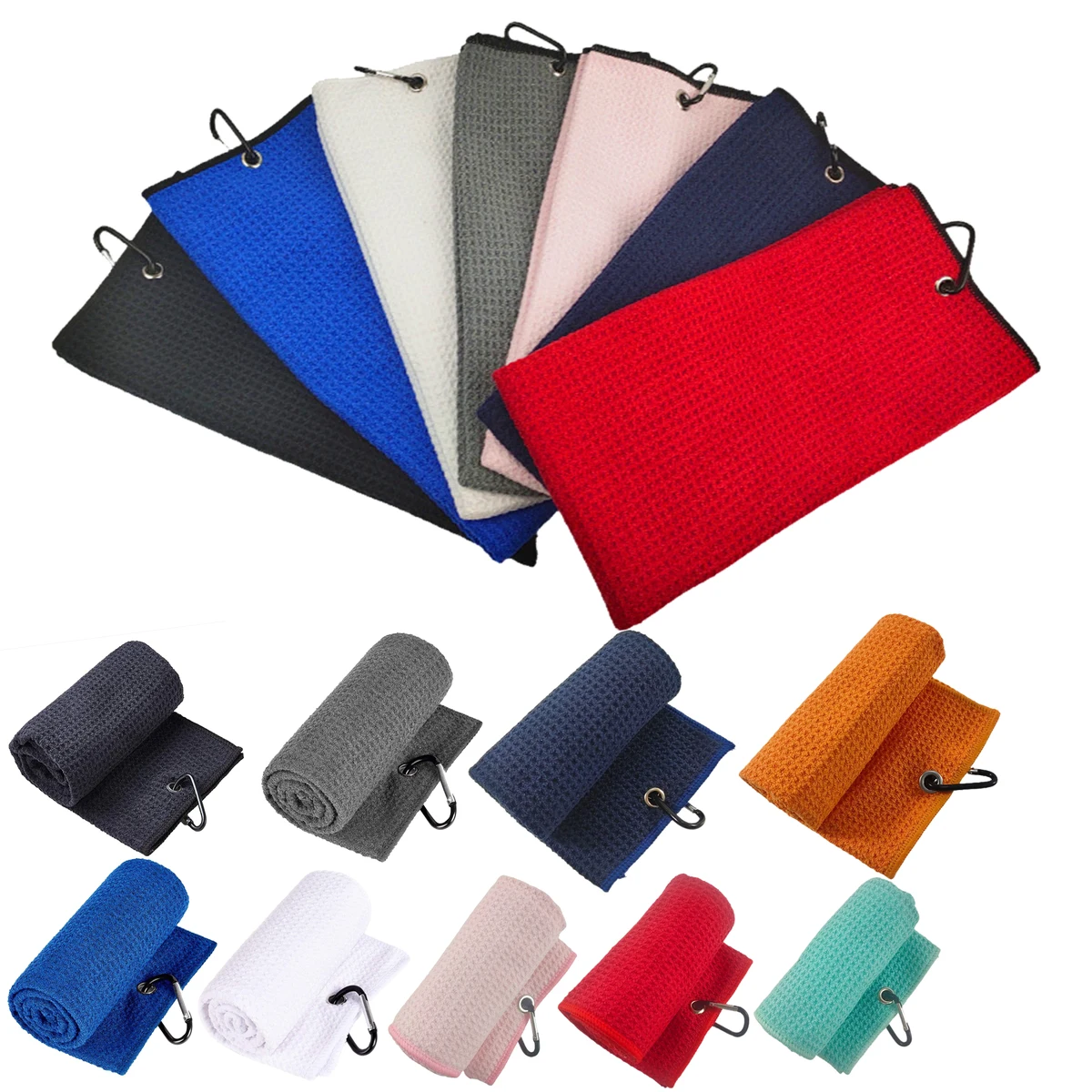 Multifunctional Golf Towel With Hook 1
