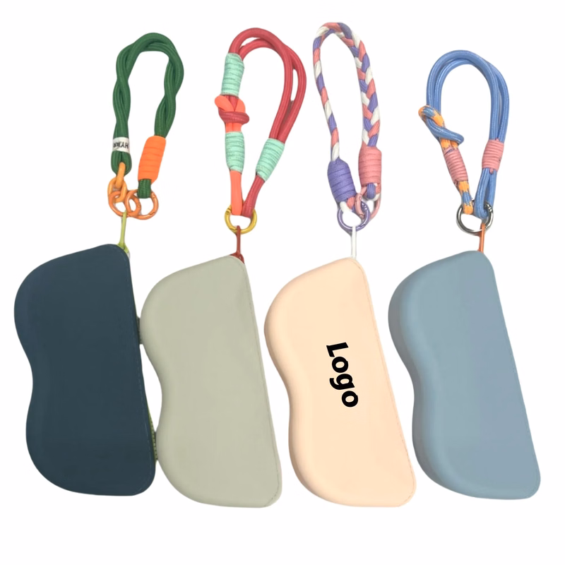 Silicone Glasses Case with Wrist Strap Travel