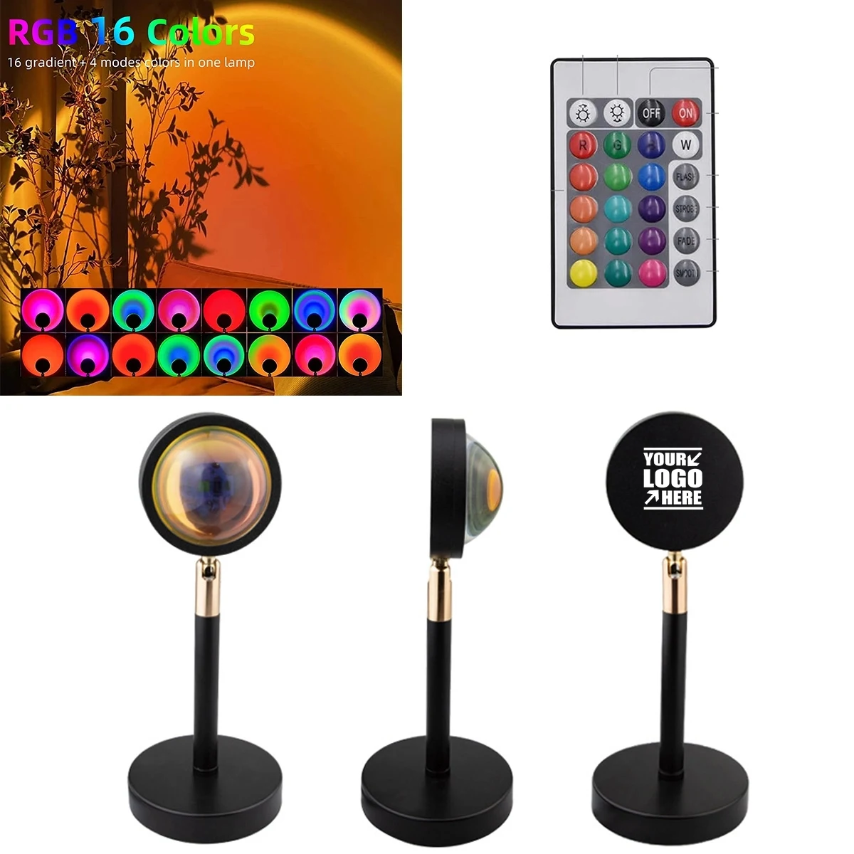 Sunset Lamp Projection with Remote Control 1