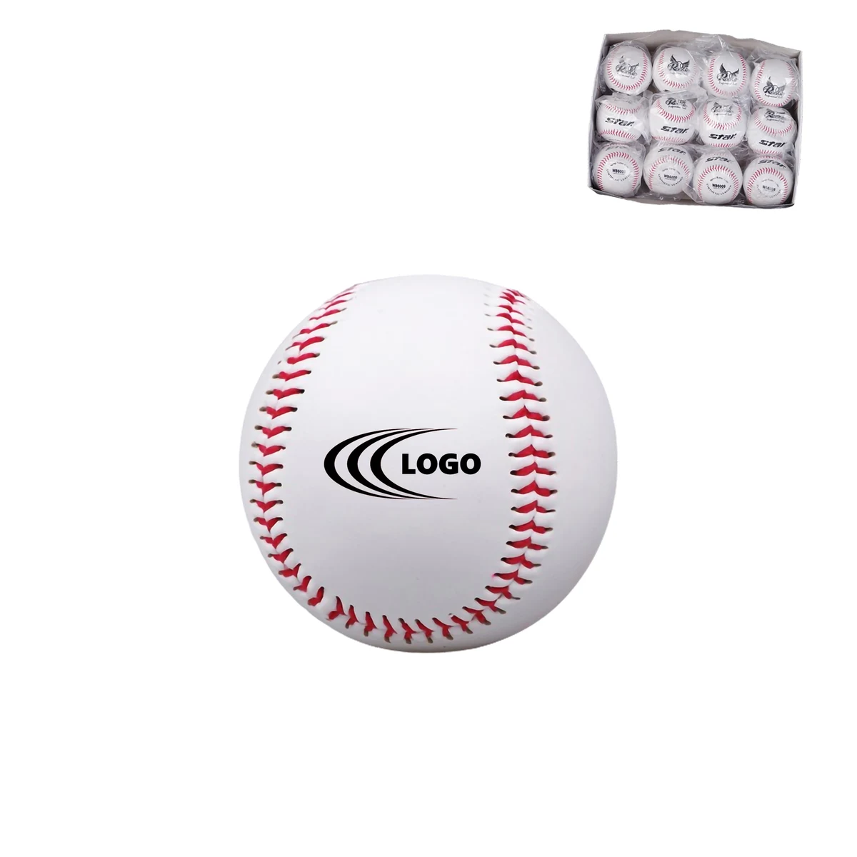 9 inch Hard Official Standard Practice Baseball MOQ50 1