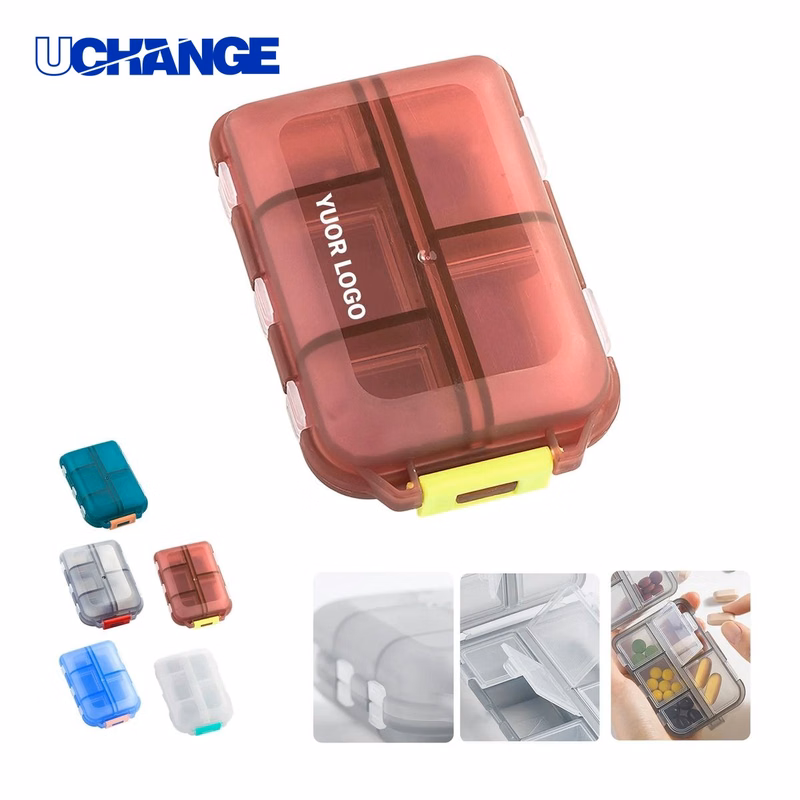 10 Compartment Pill Organizer Case