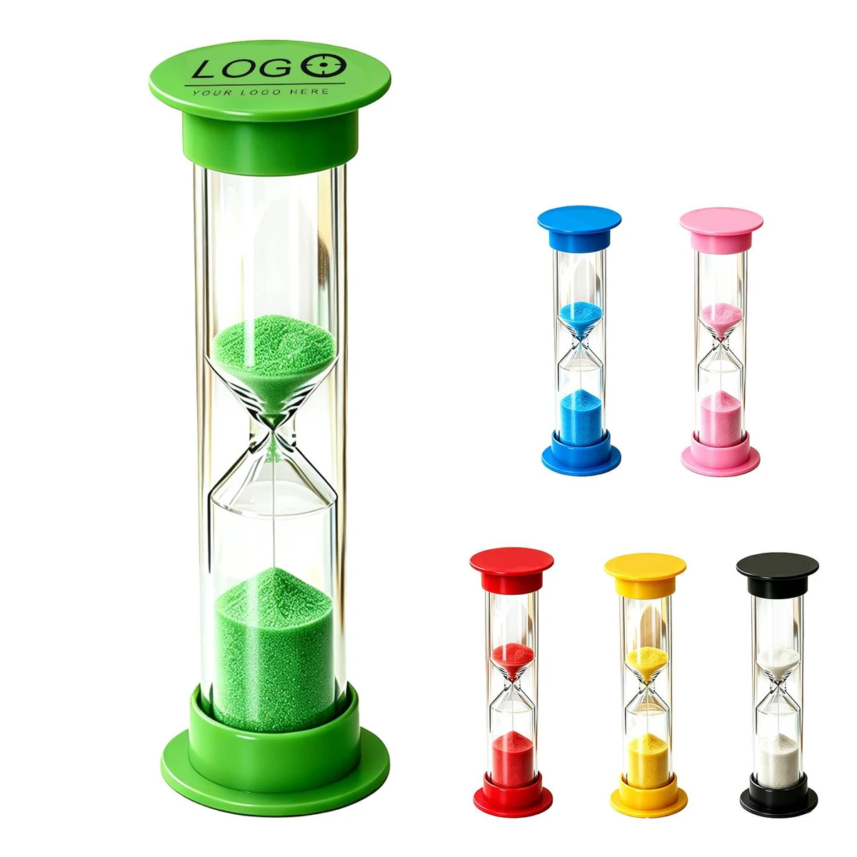 2-Minute Shockproof Plastic Sand Timer 1