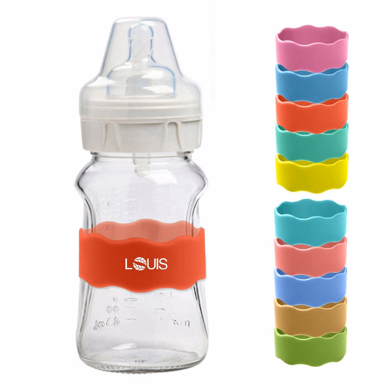 Silicone Grip Baby Bottle Sleeves