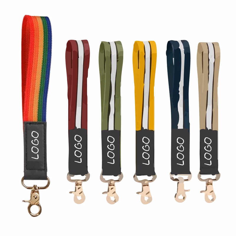 Polyester Wrist Strap Keychain