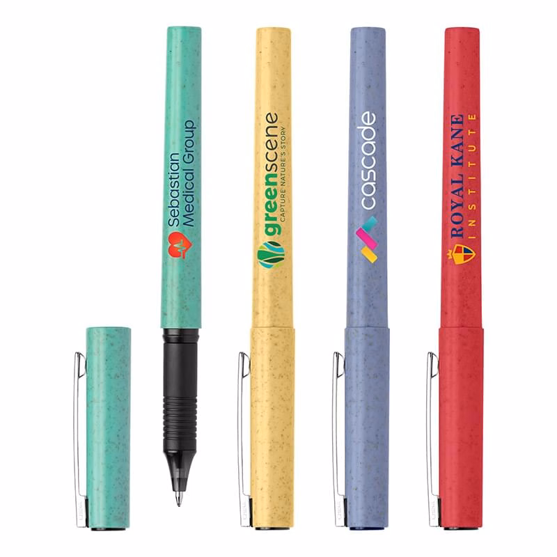 Fox Gel - Eco Wheat Plastic Pen - Full Color 