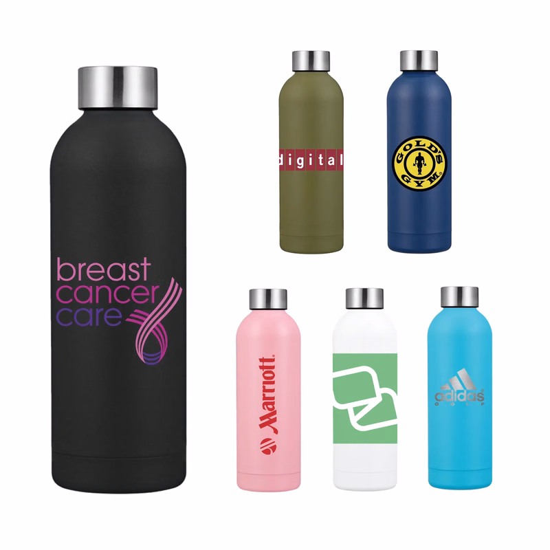 17oz Minimal Stainless Steel Bottle