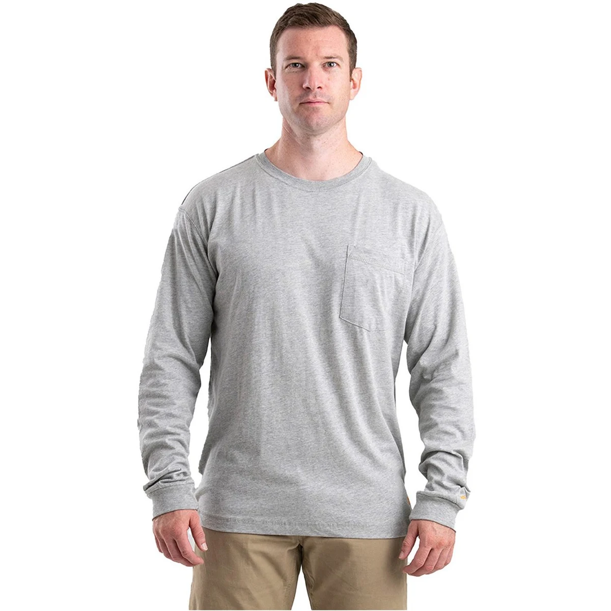 Men's Performance Long Sleeve Pocket T-Shirt - BSM40 1