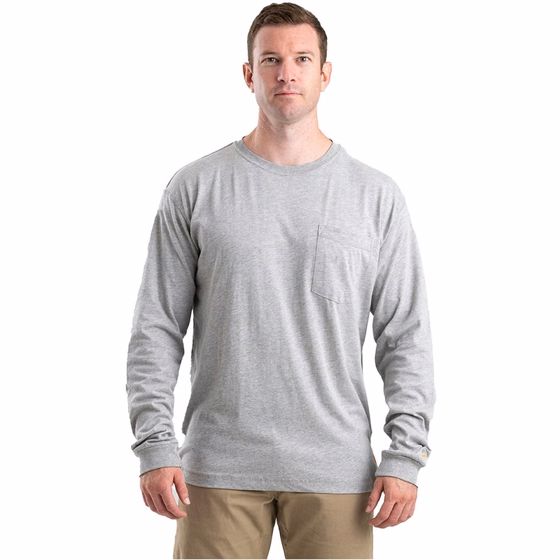 Men's Performance Long Sleeve Pocket T-Shirt - BSM40