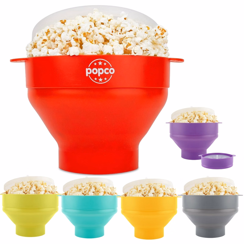 The Original Silicone Popcorn Microwave Popper