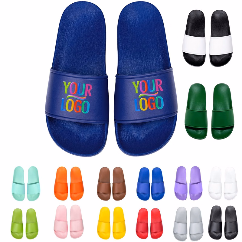 Colorful PVC Outdoor Casual Beach Slide Slippers