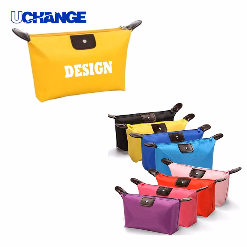 Dumpling-Shaped Travel Cosmetic Bag