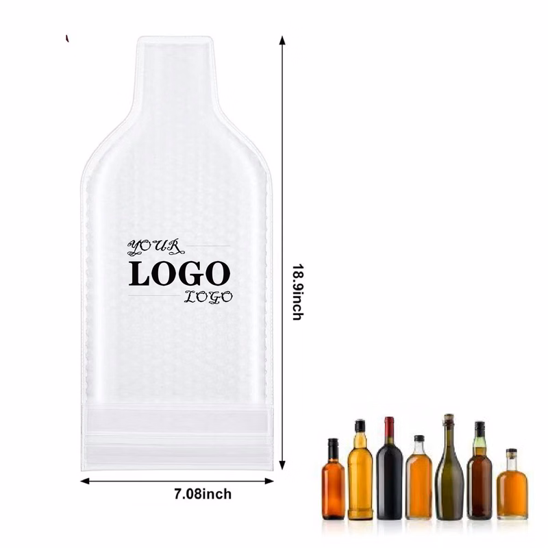 MOQ 10 pcs Leak-Proof Wine Bottle Pouch
