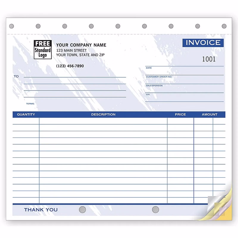 Invoices, Small, Lined, Carbonless