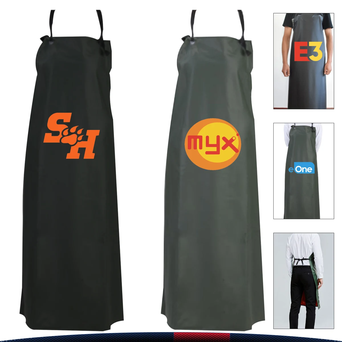 Halter Neck Waterproof Apron 1