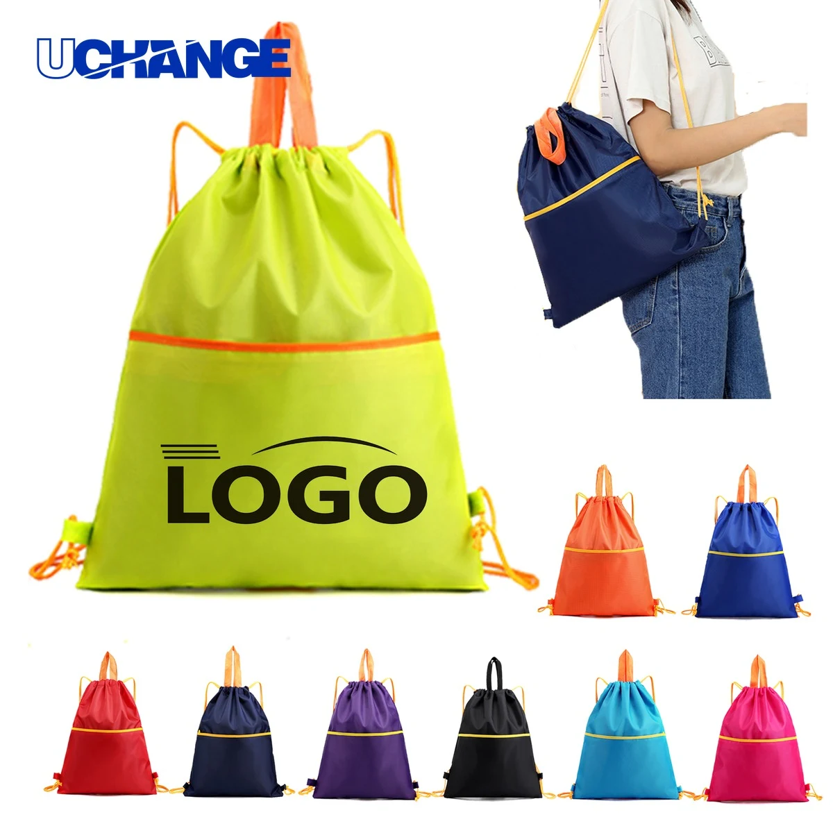 Lightweight Oxford Drawstring Bag Organizer 1