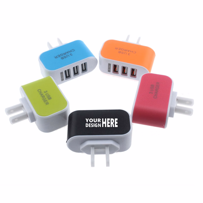 Portable 3 Port USB Charger