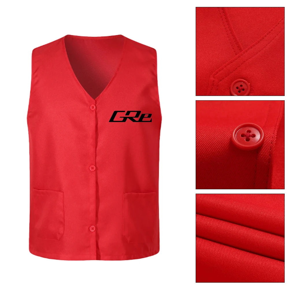 V-neck Button Advertising Volunteer Workwear Vest 1