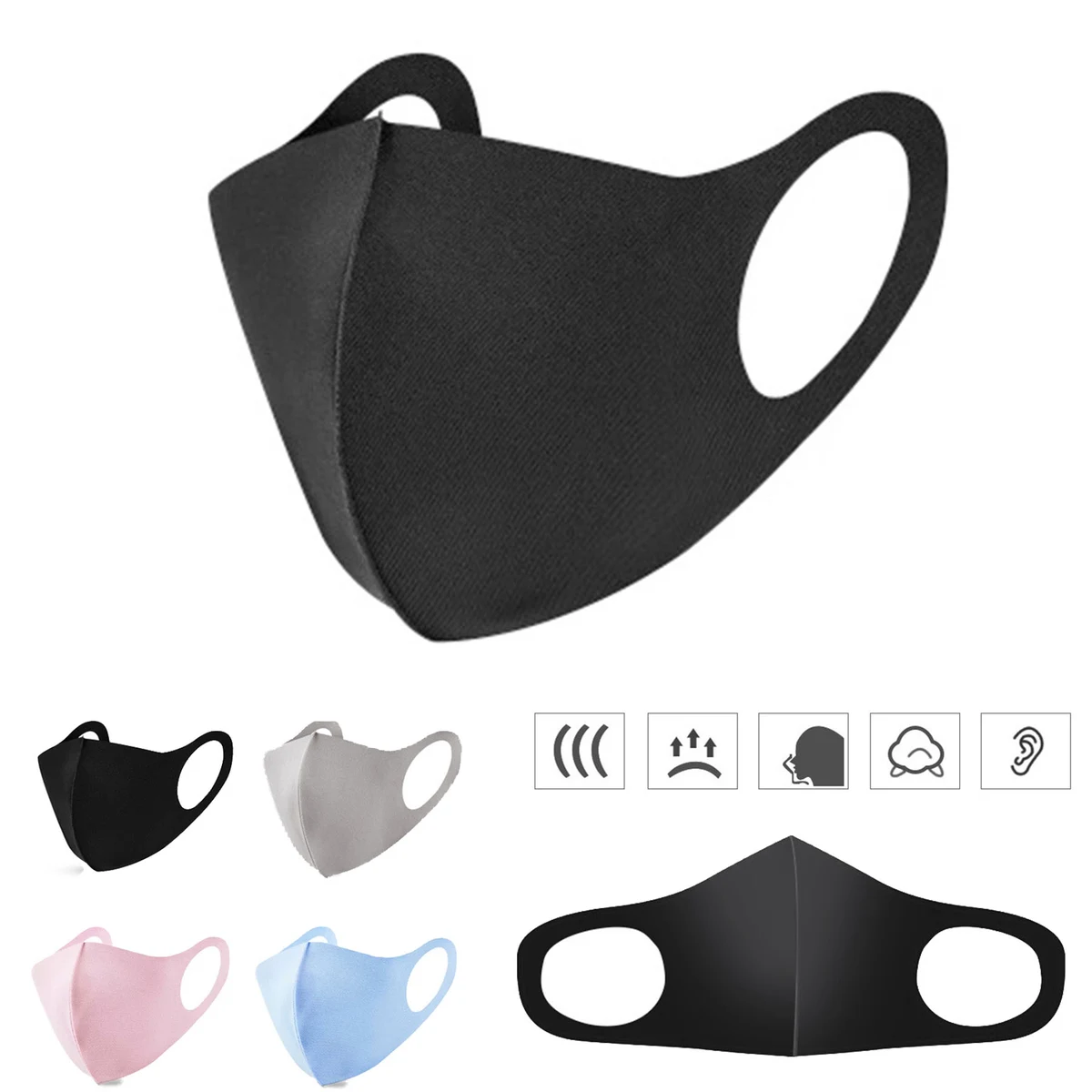Ice Silk Cotton Masks 1