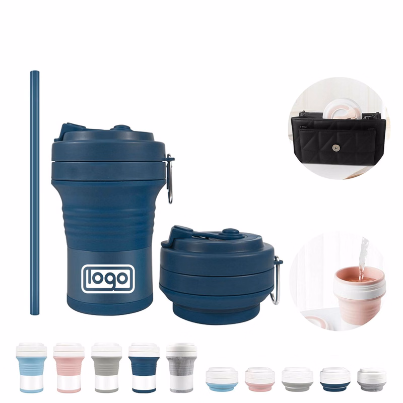 18oz Collapsable Silicone Coffee Cup