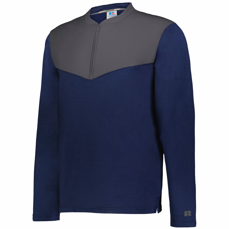 SIDELINE GRID 1/4 ZIP PULLOVER