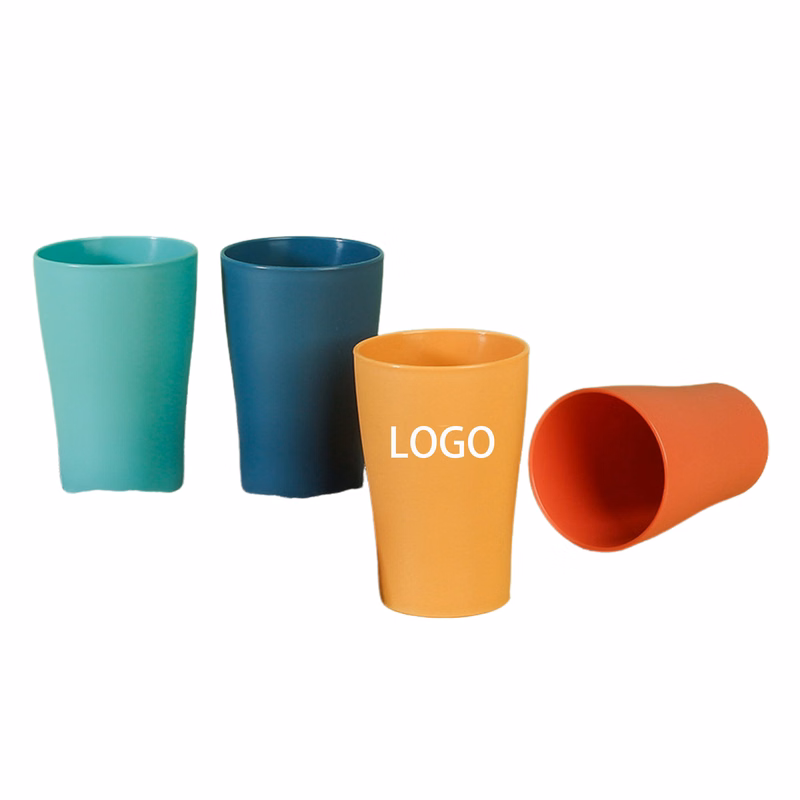 12oz Simple Wheat Straw Toothbrush Cup