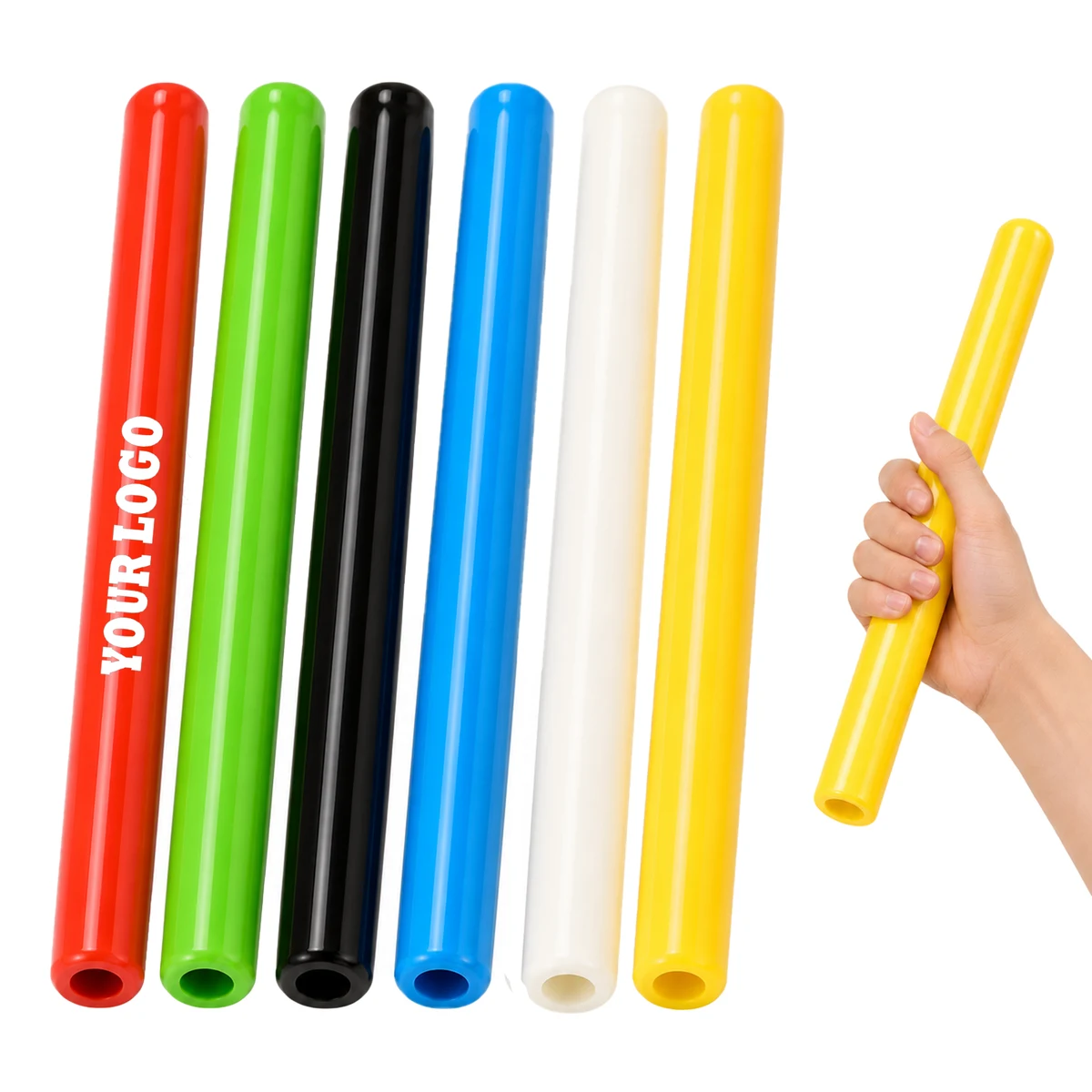 PVC Hollow Track Relay Baton 1