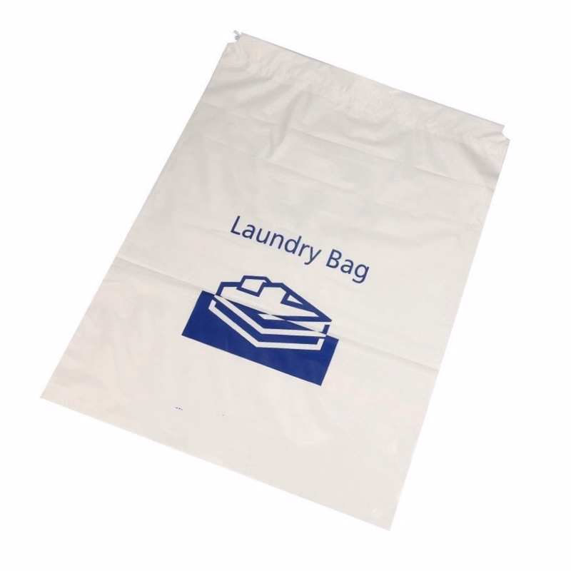 Plastic Drawstring Laundry Bag