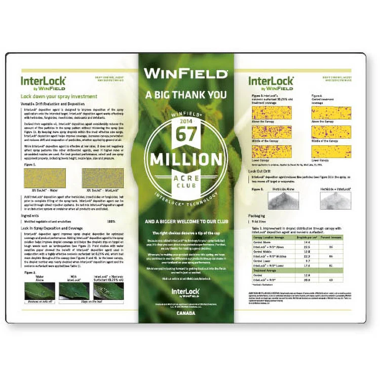 Cardstock Counter Mats with clear matte lamination & 3/32" rubber backing (18" x 24"), 4CP 1