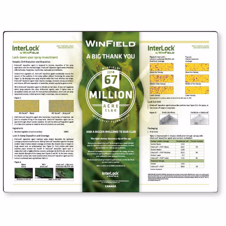 Cardstock Counter Mats with clear matte lamination & 3/32" rubber backing (18" x 24"), 4CP