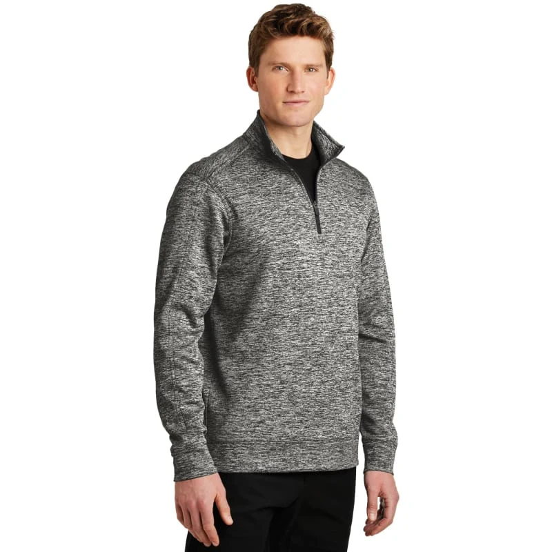 Sport-Tek PosiCharge Electric Heather Fleece 1/4-Zip Pullover., custom hoodie or sweatshirt with logo imprint 1
