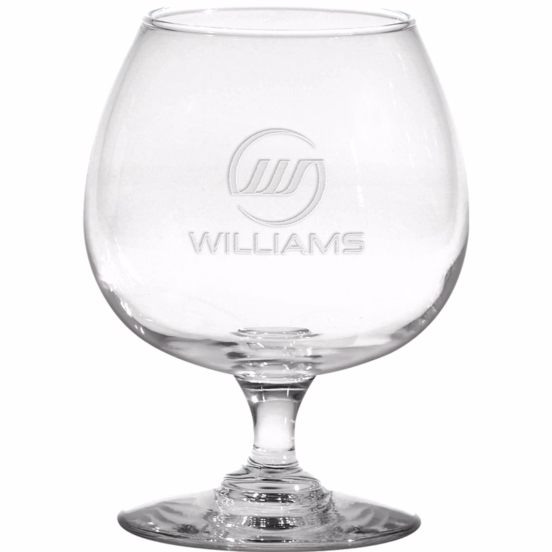 12 oz. Medium Brandy Snifter - Deep Etched