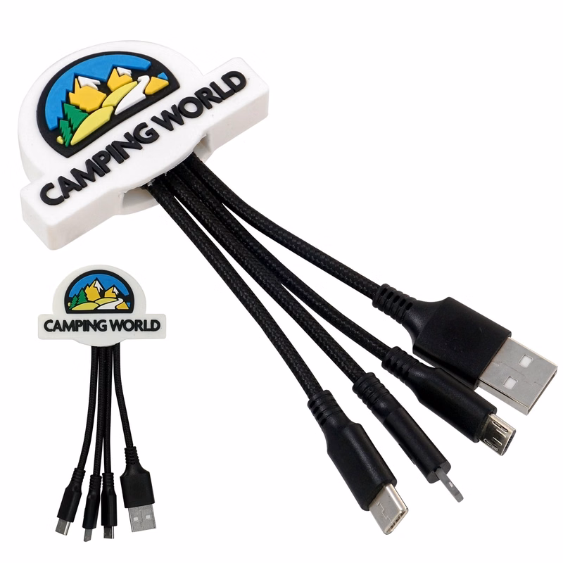 FULL COLOR 3D CUSTOM 3-IN-1 CHARGING CABLE