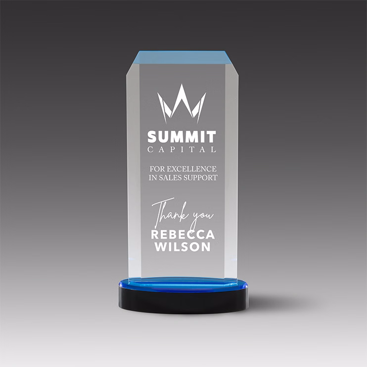 Value Mirror Nouveau Award (4"x7-7/8"x1")