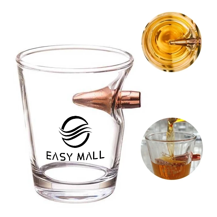 2 Oz Embedded Copper Bullet Cup 1