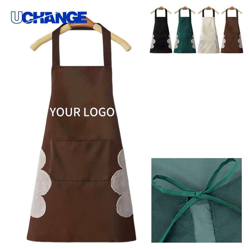 PVC Adjustable Waterproof Chef Apron for Kitchen Use
