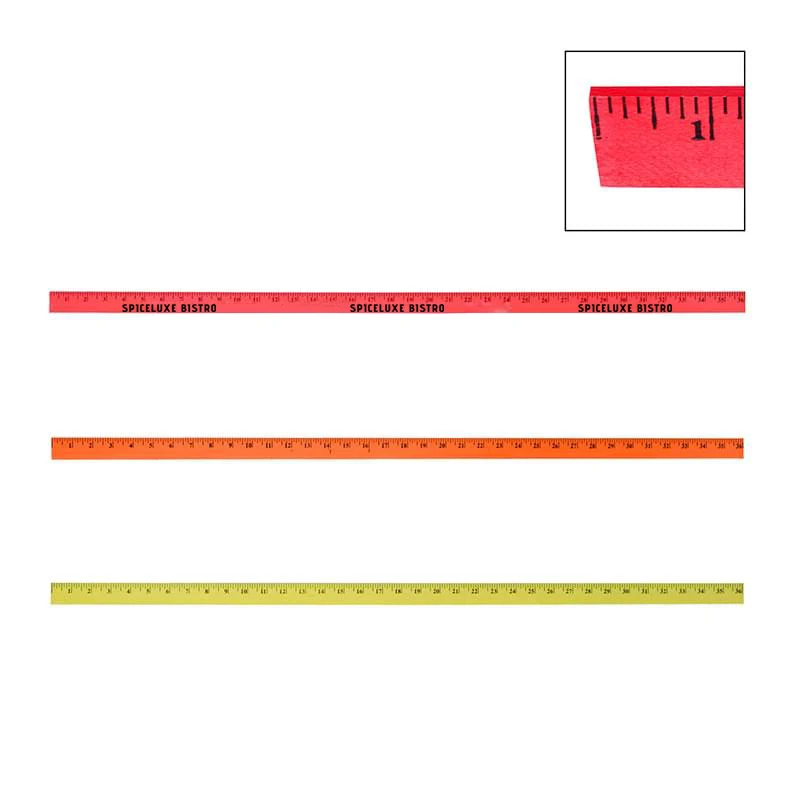 Fluorescent Colorful Enameled Yardstick 1