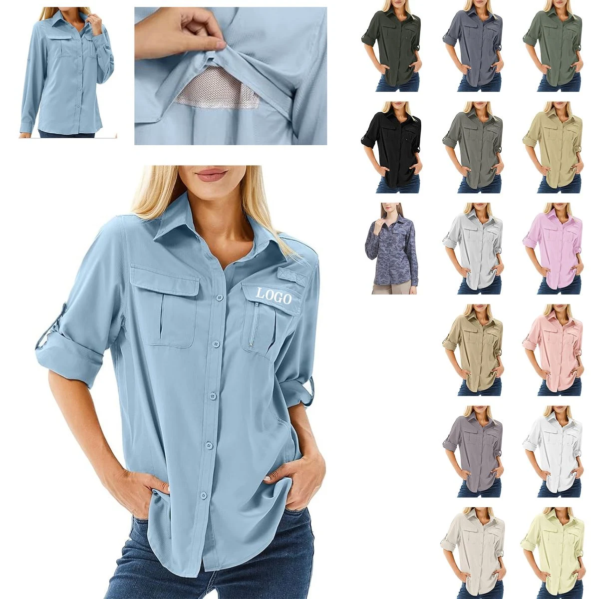 Woman's UPF 50 Long Sleeve 1