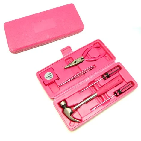 7 PIECE PINK TOOL SET 1