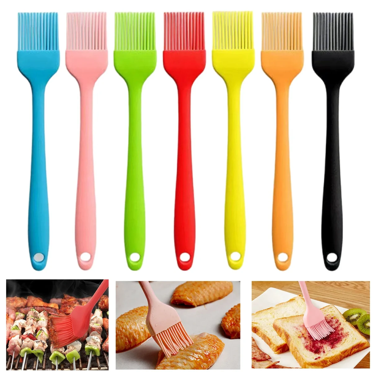 Silicone Barbecue Brush With High Temperature Resistance 1
