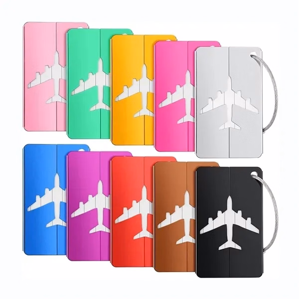 Custom Aluminum Stainless Steel Luggage Tags — Privacy-Protected Travel Identification